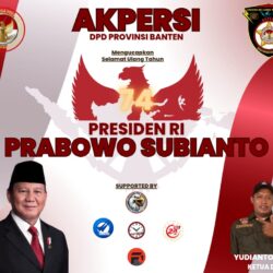 AKPERSI DPD Provinsi Banten Ucapkan Selamat Ulang Tahun ke-74 Presiden RI Prabowo Subianto