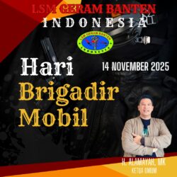 LSM Geram Banten Indonesia Peringati Hari Brigadir Mobil 14 November 2025