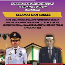 Camat Sukamulya Ucapkan Selamat atas Pelantikan PPPK Paruh Waktu   