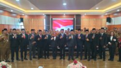 Wabup Agus Suranto Tekankan Merit Sistem, 9 Pejabat Tanggamus Resmi Dilantik