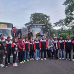 Polresta Tangerang Kawal Keberangkatan Ribuan Buruh KSPSI MJH dan KSPSI AGN ke Monas dalam Rangka May Day 2026