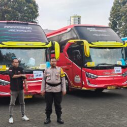 Personel Polsek Cikupa Amankan Keberangkatan Buruh SPSI AGN PT Horming Indonesia Menuju Monas dalam Rangka May Day 2026