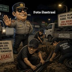 ‎Pencurian Kabel Telkom di Tangerang Diduga Dibekingi Oknum Polisi — Nama Sopian Mencuat  ‎