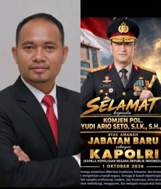 Foto:Pimpinan Redaksi FOKUS FAKTA.COM, Hendrikus Jalahu dan Kapolri Jenderal Polisi Suyudi Ario Seto (kamis 01/10/2026)